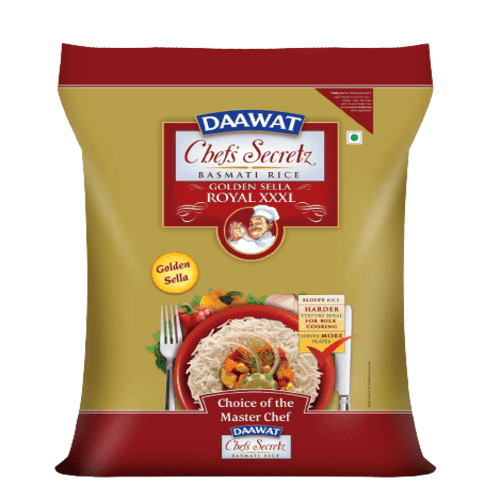 Daawat - Chef Secret Royal XXXL Golden Sella Basmati Rice, 30 Kg