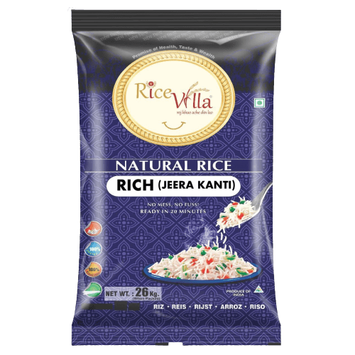 Rice Villa - Rich Jeera Kanthi, 26 Kg