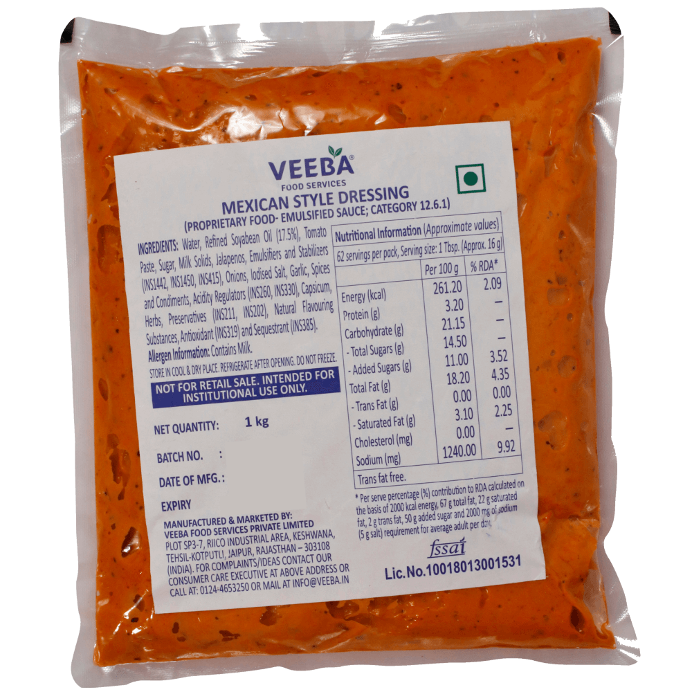 Veeba - Mexican Style Dressing, 1 Kg