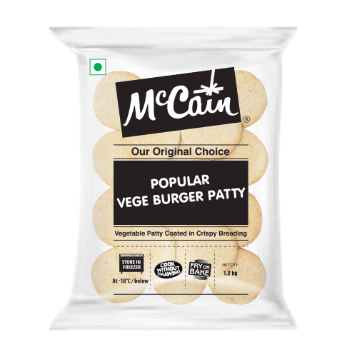 McCain - Popular Veg Burger Patty, 1.2 Kg