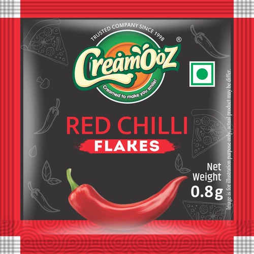 Creamooz - Red Chili Flakes Sachet, 0.8 gm (Pack of 200)