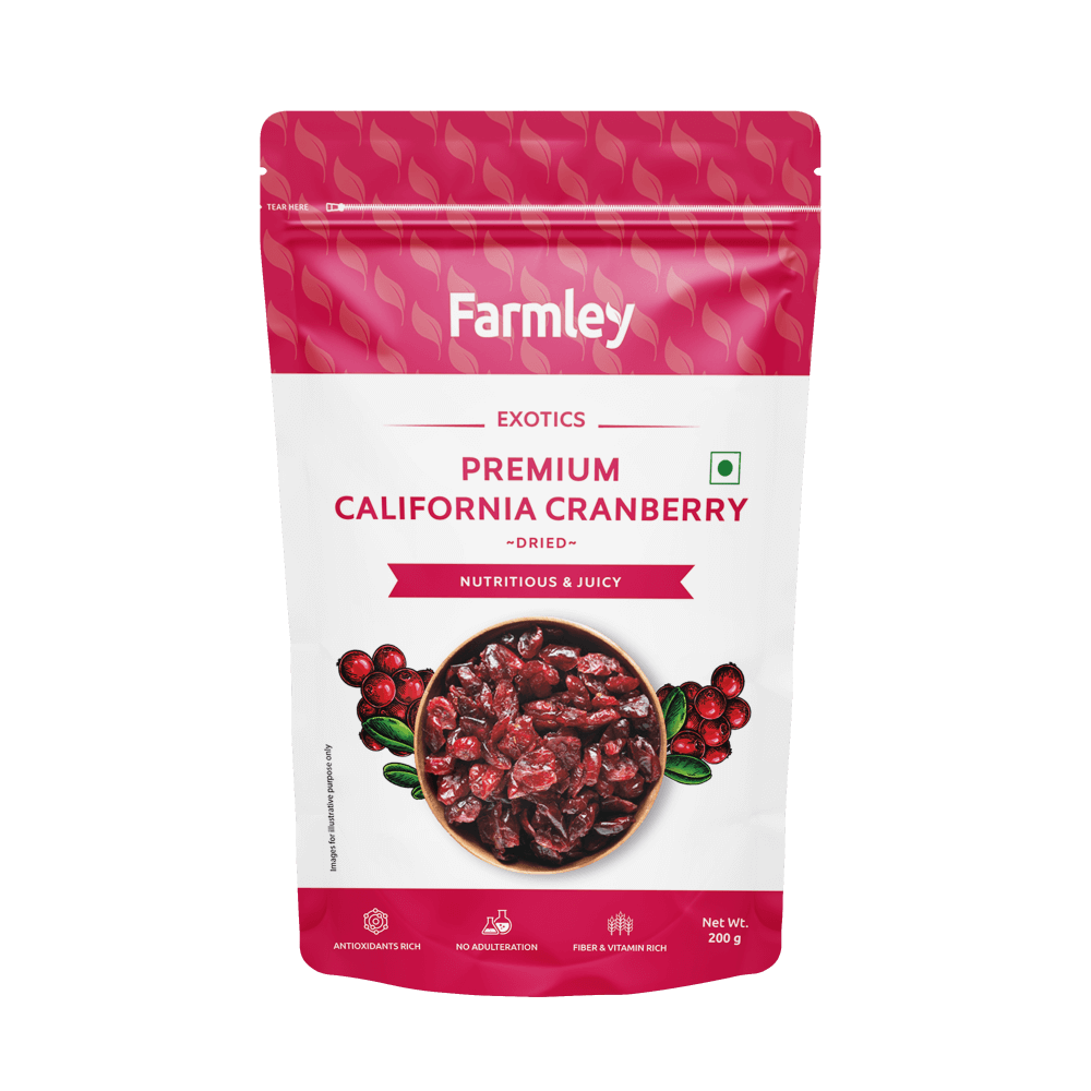 Farmley - Dried Cranberries, 200 gm