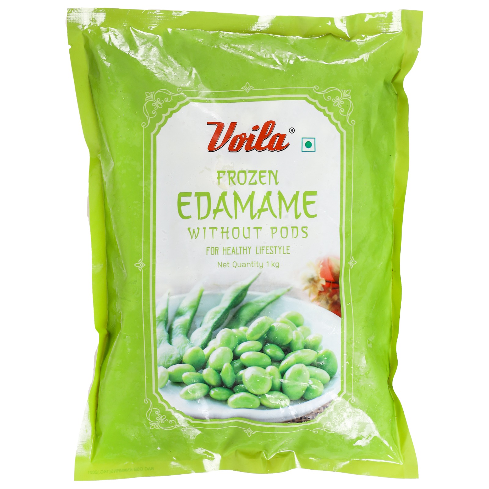 Voila  - Frozen Edamame (without Pods), 1 Kg