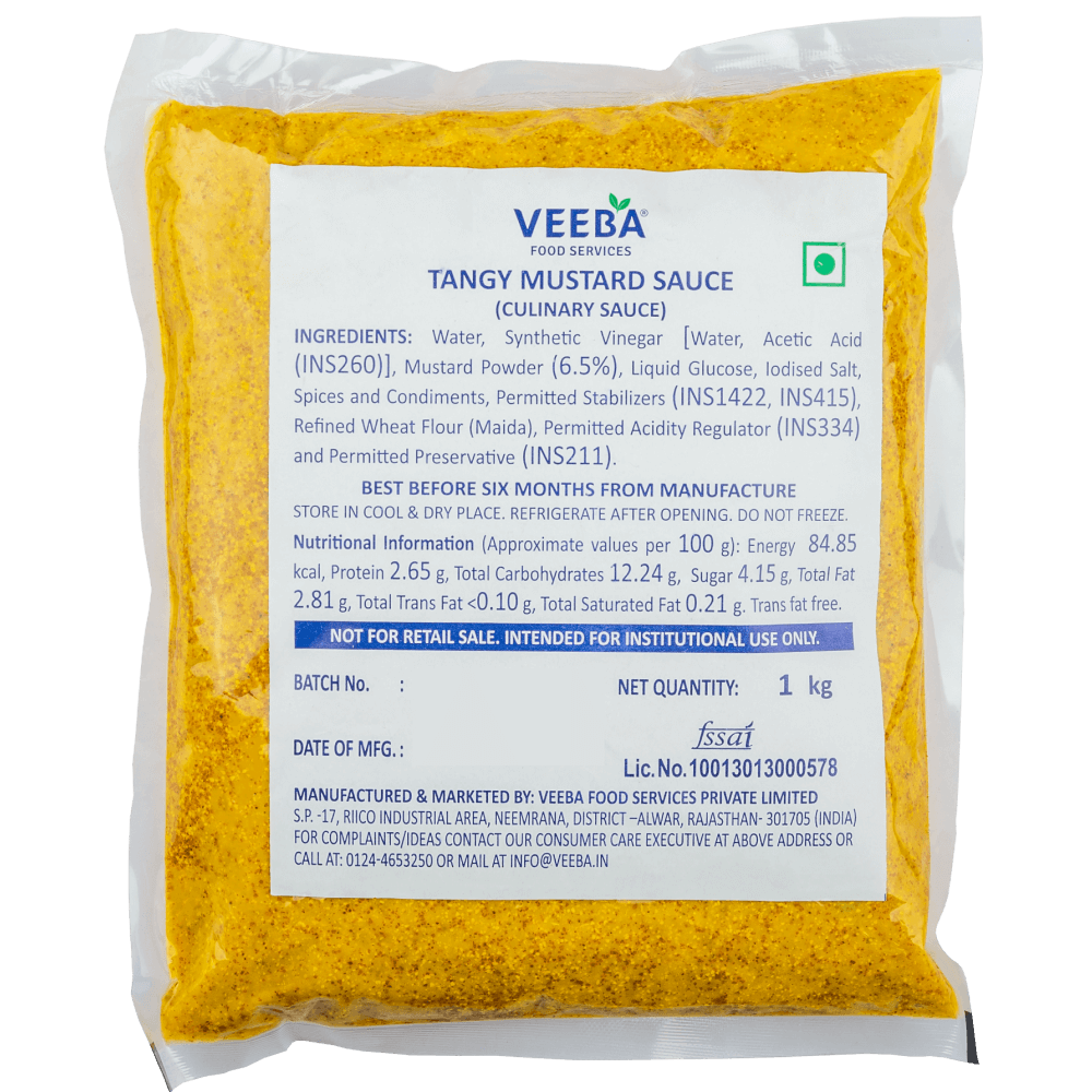 Veeba - Tangy Mustard Sauce, 1 Kg