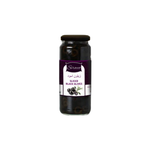 Sirocco - Sliced Black Olives, 440 gm