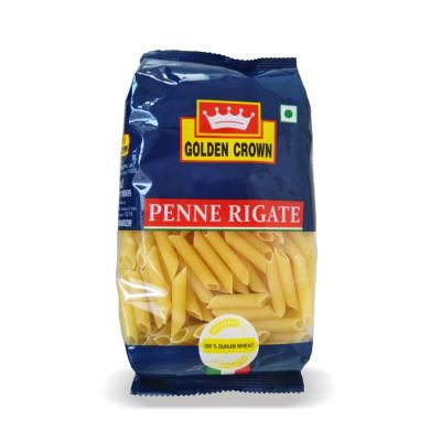 Golden Crown - Penne Rigate Pasta, 500 gm