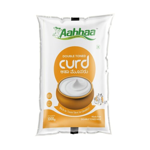 Aahhaa - Double Toned Curd, 1 Kg Pouch