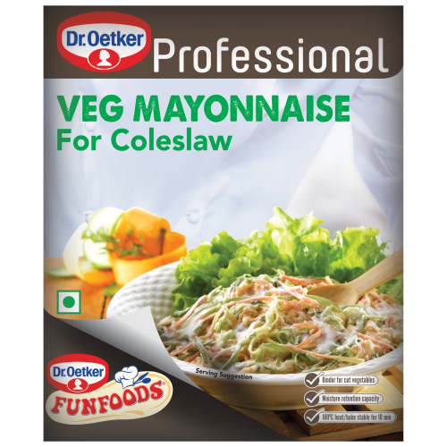 Funfoods - Coleslaw Mayonnaise Veg (Professional), 1 Kg