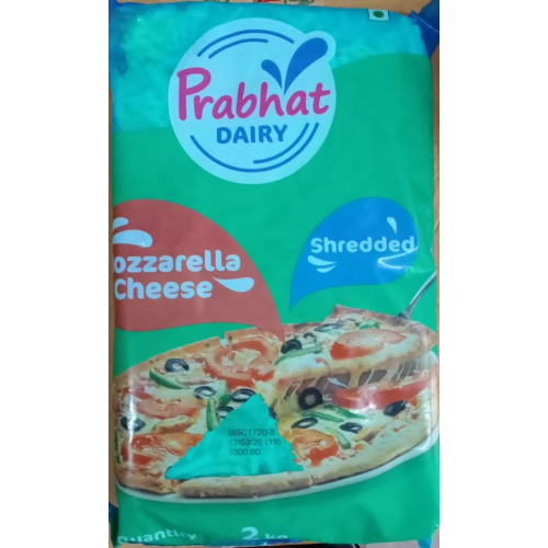 Prabhat - Mozzarella Cheese (Shredded), 2 Kg