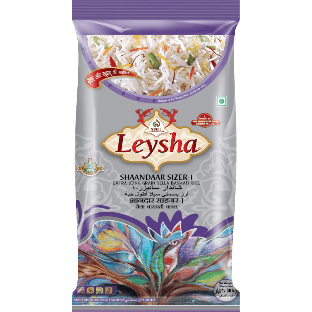 Leysha - Shaandaar Sizer Basmati Rice, 30 Kg