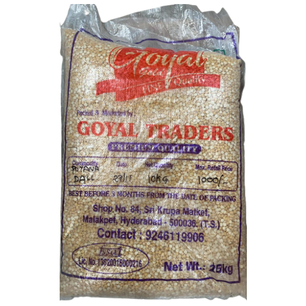 Goyal Gold - Fried Gram, 10 Kg (Non IP)