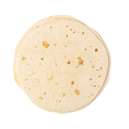 Fresh 2 Go - Frozen 10.5" Plain Tortilla Wrap (RTC), 864 gm (Pack of 12)