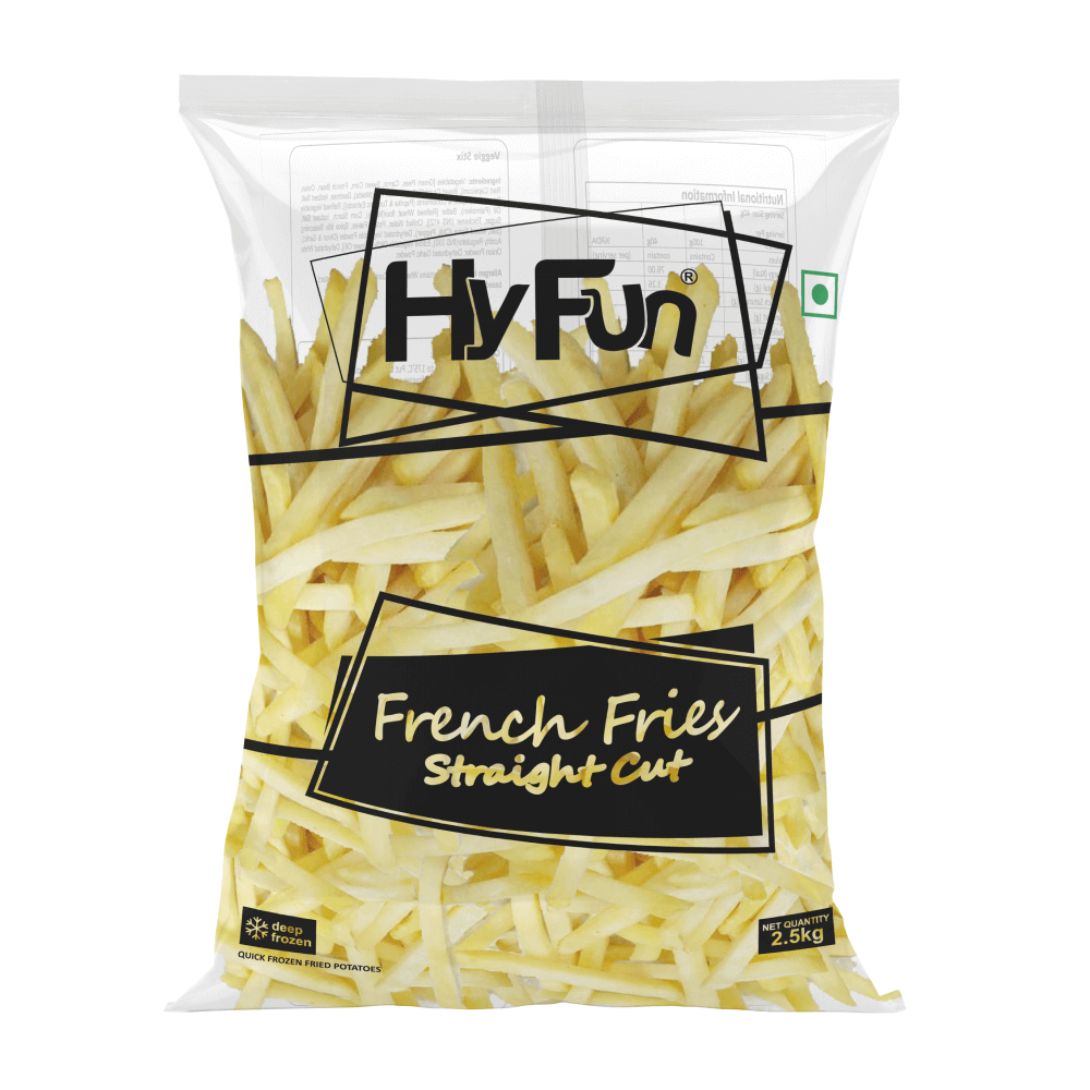 Hyfun - French Fries Straight Cut 9 mm, 2.5 Kg