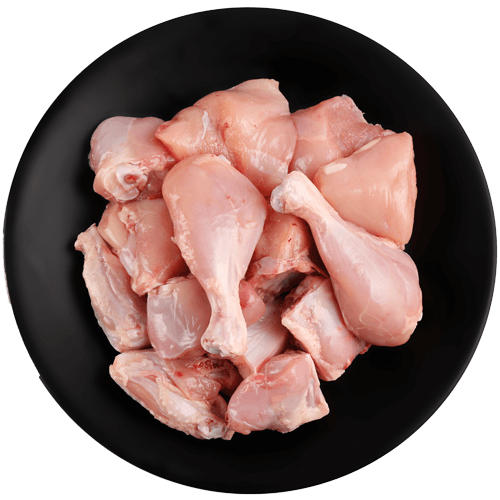 Chilled Chicken Curry Cut Skinless, Without Neck & Wings, 2 Kg Pack