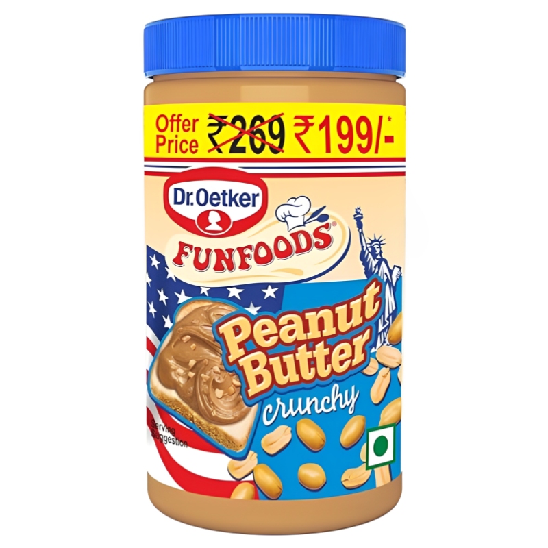 Funfoods - Peanut Butter (Crunchy), 750 gm