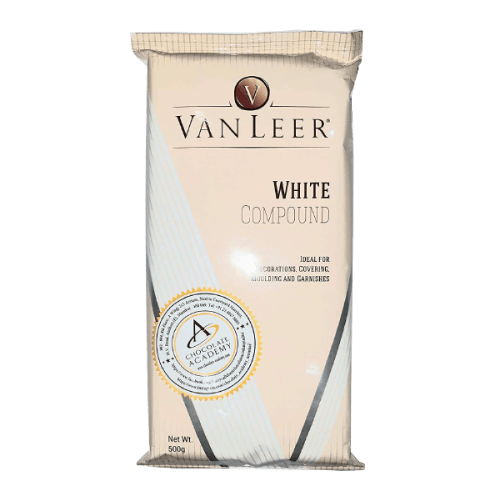 Vanleer (By Barry Callebaut) - White Compound Chocolate Slab, 500 gm