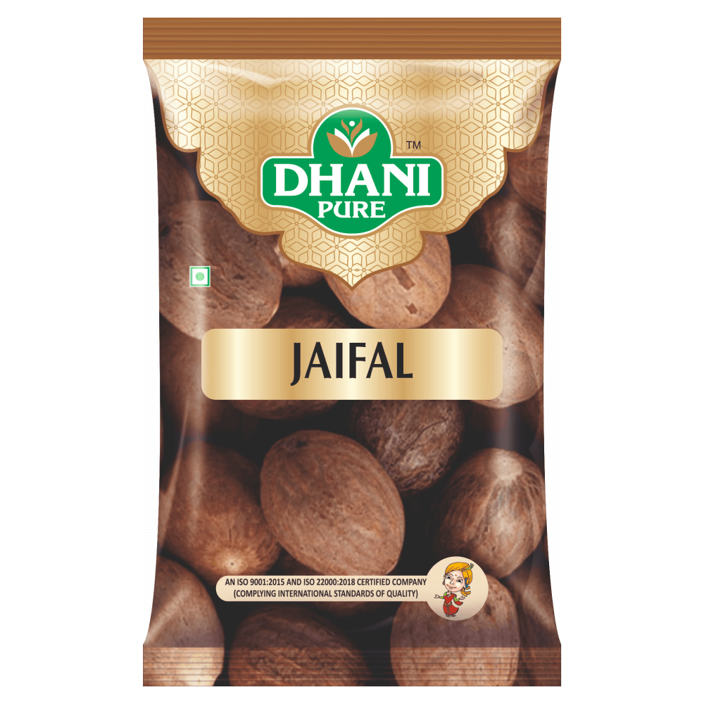 Dhani - Nutmeg (Jaiphal) Whole, 500 gm