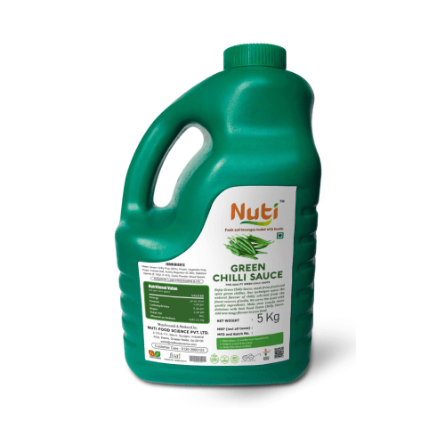 Nuti - Green Chilli Sauce, 5 Kg