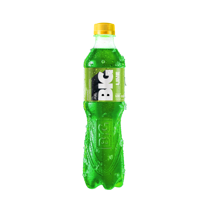 BIG - Lime Pet Bottle, 600 ml (Pack of 20) - MRP 30/pc