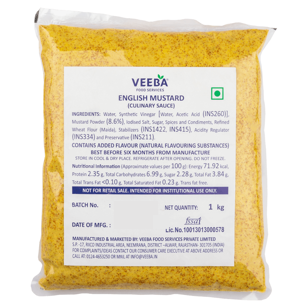 Veeba - English Mustard Sauce, 1 Kg