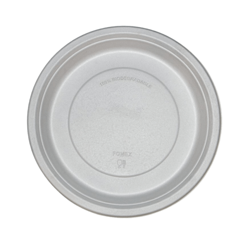 Fomex - 12 Inch Round Bagasse Plate, (Pack of 125)