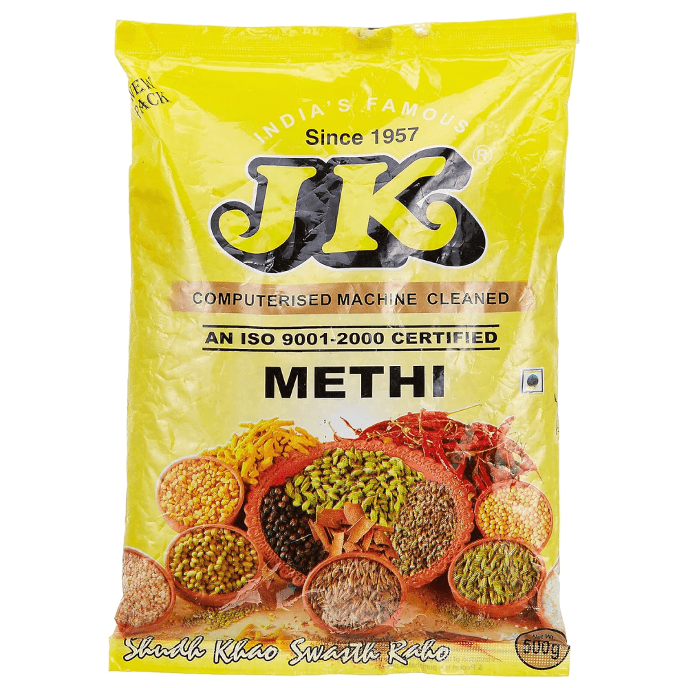 JK - Fenugreek Seeds (Methi Dana), 500 gm