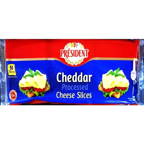 President - Cheddar Processed Cheese Slices, 765 gm