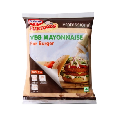 Funfoods - Veg Burger Mayonnaise (Professional), 1 Kg