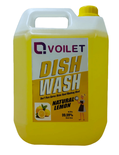 Voilet - Lemon Dishwash Liquid, 5 L