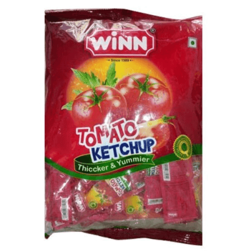 Winn - Tomato Ketchup Sachet, 8 gm x 100 (Pack of 18)