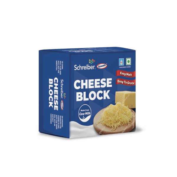 Dynamix - Processed Cheese Block (Easy Melt), 1 Kg