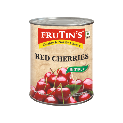Frutin's - Red Cherries in Syrup, 830 gm Can