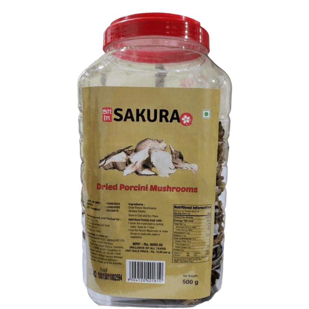 Sakura - Dried Porcini Mushrooms, 500 gm