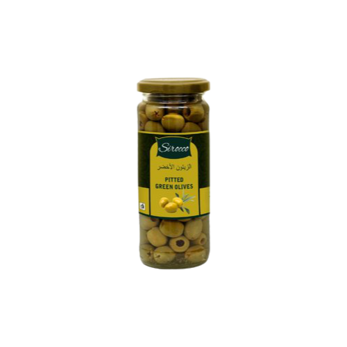 Sirocco - Pitted Green Olives, 450 gm