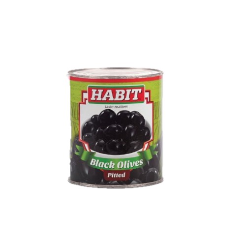 Habit - Black Pitted Olives, 2.85 Kg