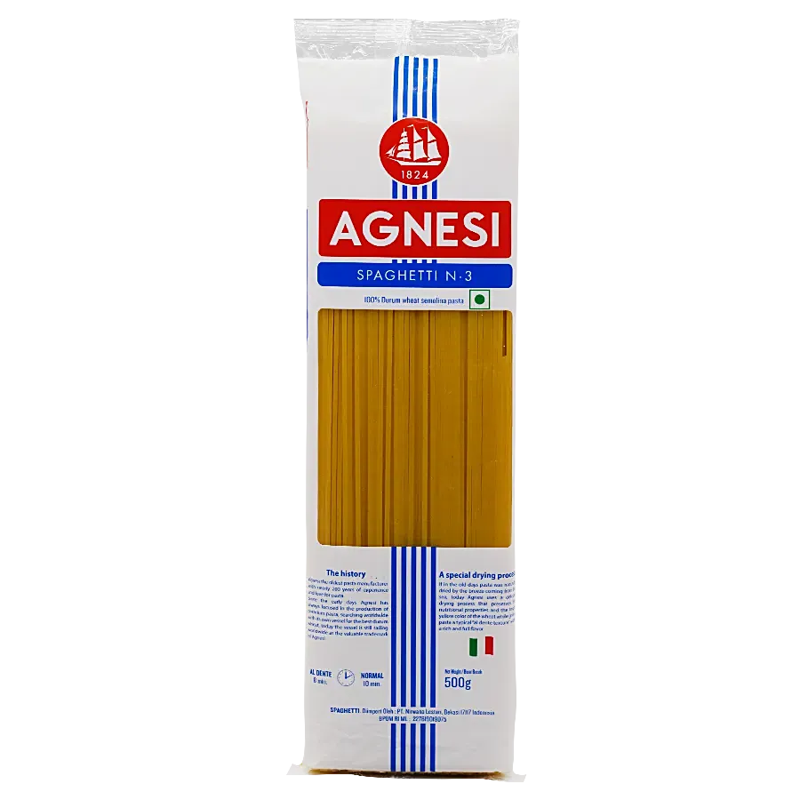 Agnesi - Spaghetti Pasta, 500 gm