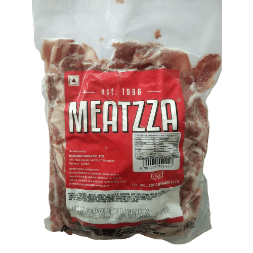 Meatzza - Smoked Back Bacon, 1 Kg