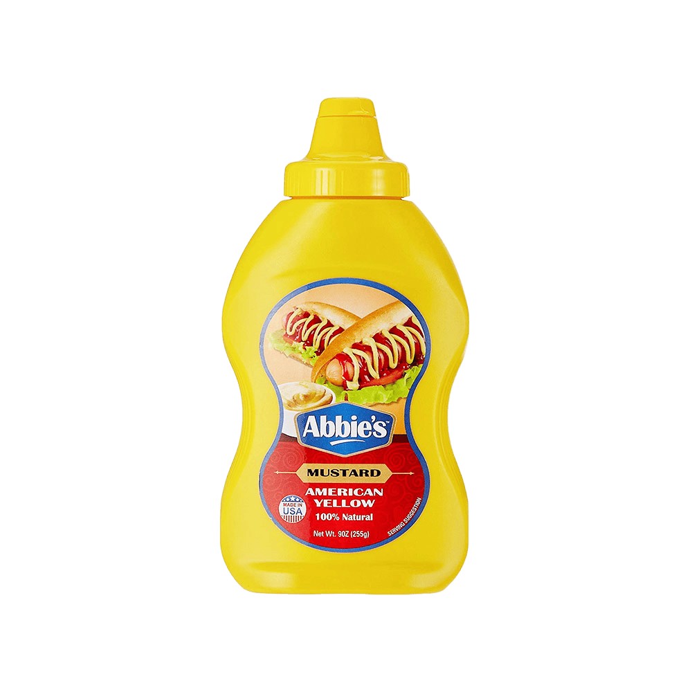 Abbie's - Squeeze Yellow Mustard (S), 255 gm