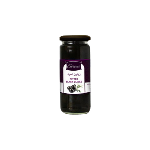 Sirocco - Pitted Black Olives, 440-450 gm