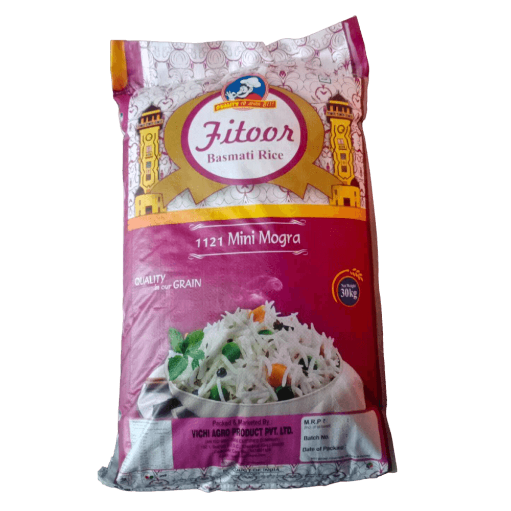 Fitoor - Basmati Mini Mogra Rice, 30 Kg